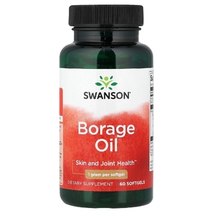 Swanson Vitamins, Масло бурачника, 1 г, 60 мягких таблеток