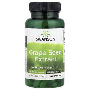 Swanson Vitamins, Экстракт виноградных косточек, 50 мг, 120 капсул