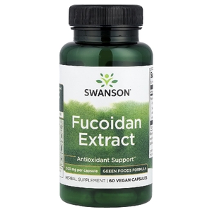 Swanson Vitamins, Экстракт фукоидана, 500 мг, 60 веганских капсул