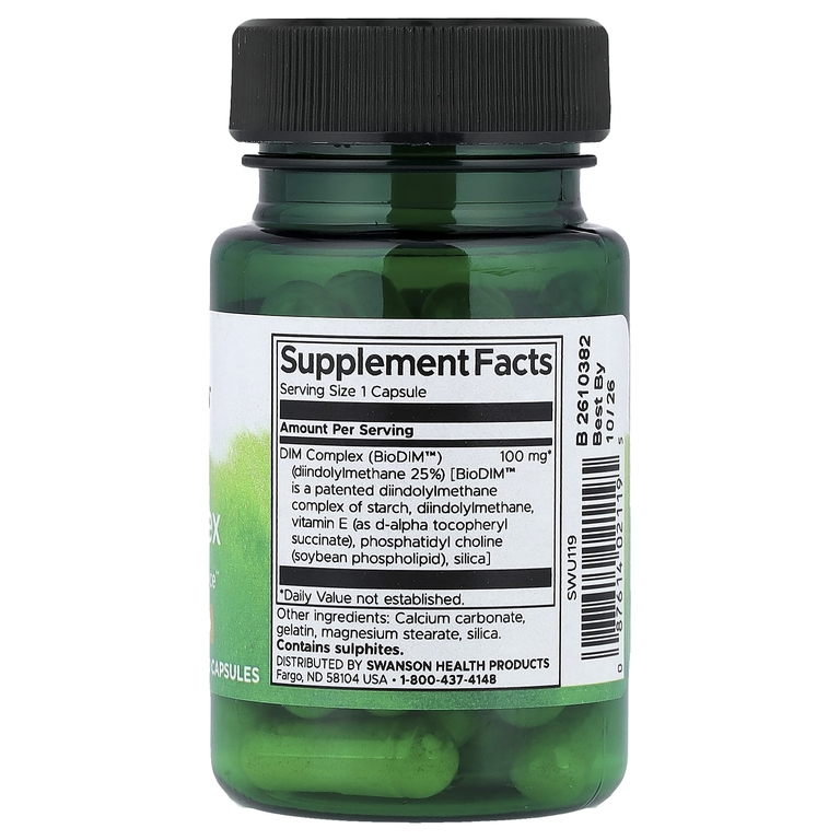 Swanson Vitamins, комплекс ДИМ, 30 капсул