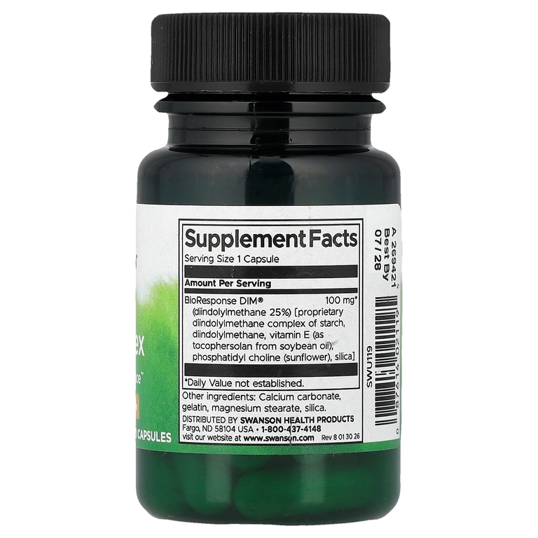 Swanson Vitamins, комплекс ДИМ, 30 капсул
