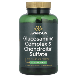 Swanson Vitamins, Комплекс глюкозамина и хондроитинсульфат, 120 мягких таблеток
