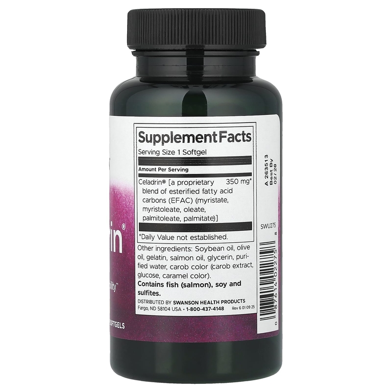 Swanson Vitamins, Celadrin®, 350 мг, 90 капсул (Товар снят с продажи) 