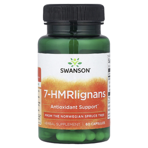 Swanson Vitamins, Лигнан 7-HMR (7-гидроксиматаирезинол), 60 капсул (40 мг в 1 капсуле)