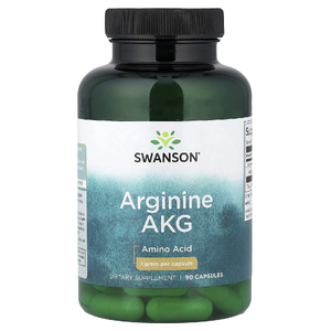 Swanson Vitamins, Аргинин AKG, 1 г, 90 капсул