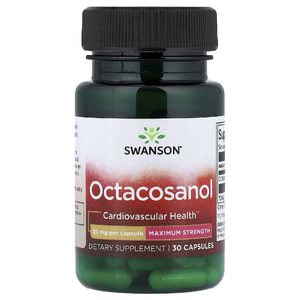 Swanson Vitamins, октакозанол, 20 мг, 30 капсул