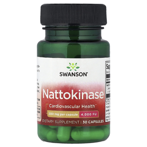 Swanson Vitamins, Наттокиназа, 200 мг, 30 капсул