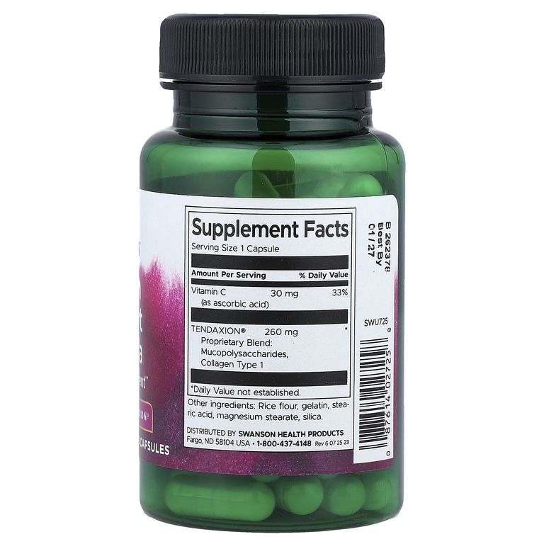 Swanson Vitamins, средство для поддержки сухожилий, 60 капсул