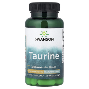 Swanson Vitamins, таурин, 1000 мг, 60 растительных капсул