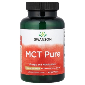 Swanson Vitamins, MCT Pure, 1000 мг, 90 мягких таблеток