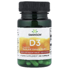 Swanson Vitamins, витамин D3, высокоактивный, 25 мкг (1000 МЕ), 60 капсул
