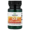 Swanson Vitamins, витамин D3, высокоактивный, 25 мкг (1000 МЕ), 60 капсул