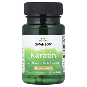 Swanson Vitamins, Кератин, 50 мг, 60 капсул
