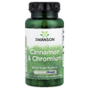 Swanson Vitamins, Корица и хром, 60 веганских капсул