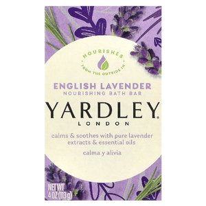 Yardley London, Питательное мыло для ванн, английская лаванда, 113 г (4 унции) (Товар снят с продажи) 