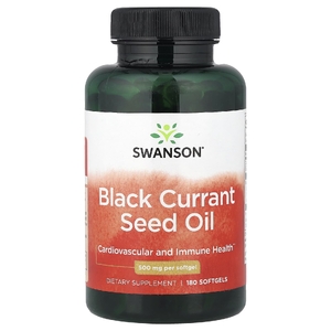 Swanson Vitamins, Масло семян черной смородины, 500 мг, 180 капсул