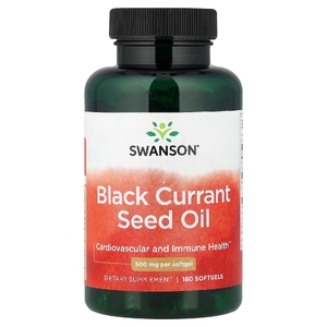 Swanson Vitamins, Масло семян черной смородины, 500 мг, 180 капсул