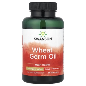 Swanson Vitamins, масло из зародышей пшеницы, холодный отжим, 1130 мг, 60 капсул