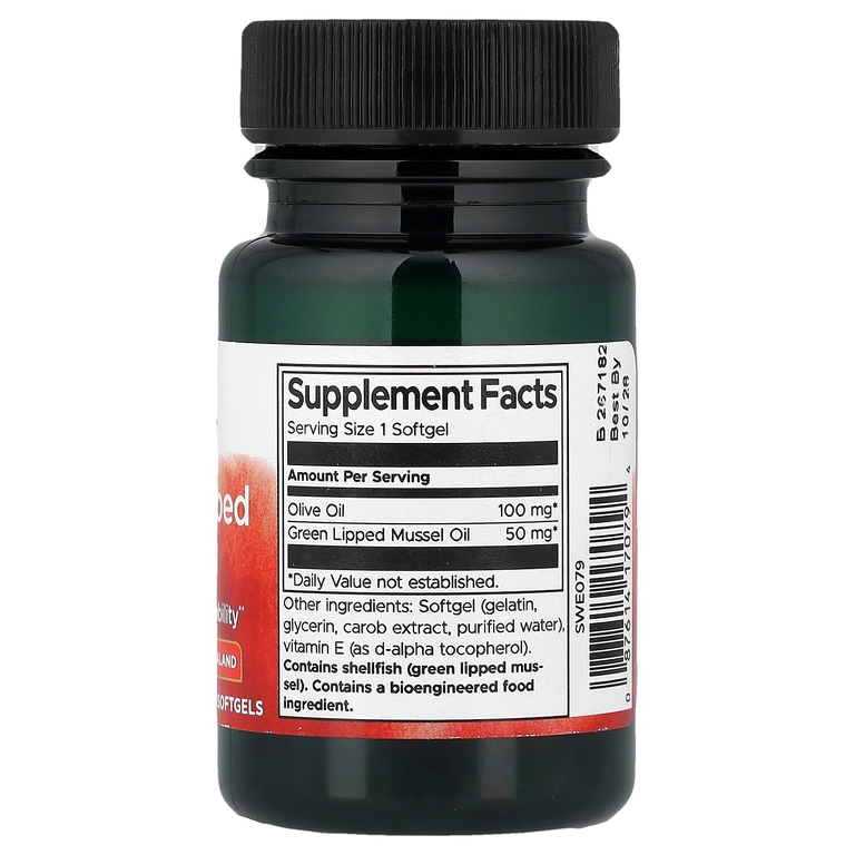 Swanson Vitamins, Зеленые мидии, 30 мягких таблеток
