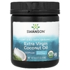 Swanson Vitamins, органическое нерафинированное кокосовое масло высшего качества, холодный отжим, 454 г (16 унций)