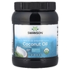 Swanson Vitamins, сертифицированное органическое кокосовое масло, без ароматизаторов, 1,47 кг (3 фунта 4 унции)