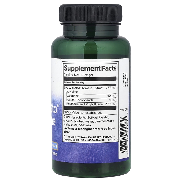 Swanson Vitamins, ликопин Lyc-O-Mato®, 60 капсул