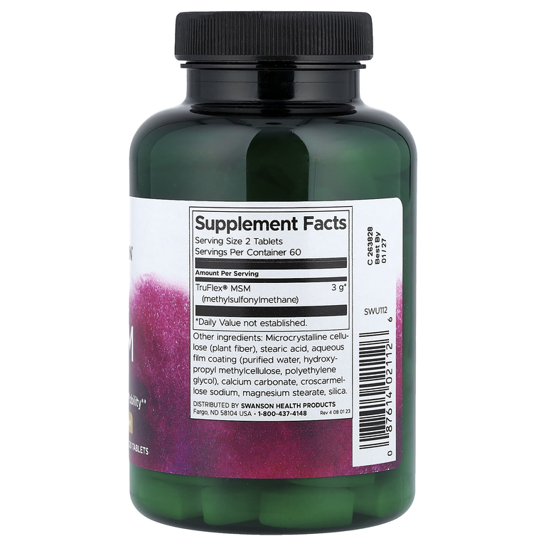 Swanson Vitamins, МСМ, 1500 мг, 120 таблеток