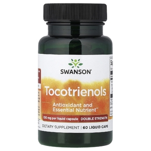 Swanson Vitamins, токотриенолы, 100 мг, 60 капсул с жидкостью