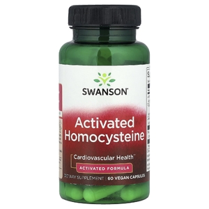 Swanson Vitamins, Активированный гомоцистеин, 60 веганских капсул