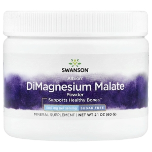 Swanson Vitamins, Albion®, малат димагния в порошке, без сахара, 60 г (2,1 унции)