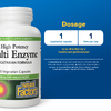 Natural Factors, мультиэнзим, высокая эффективность, 60 вегетарианских капсул