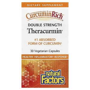 Natural Factors, Theracurmin®, 60 мг, 30 вегетарианских капсул