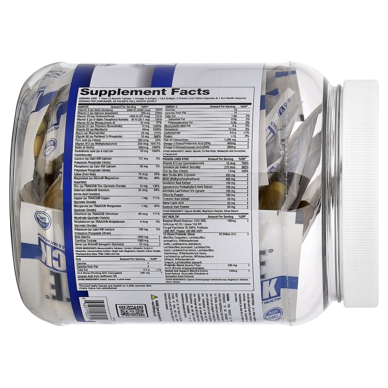 Gaspari Nutrition, Anavite®, мультивитаминный комплекс, 30 пакетиков