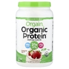 Orgain, Organic Protein™, порошок на растительной основе, со вкусом клубники и крема, 920 г (2,03 фунта)