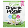 Orgain, Organic Protein™, растительный протеин в порошке, со вкусом ванили, 10 пакетиков по 46 г (1,62 унции)