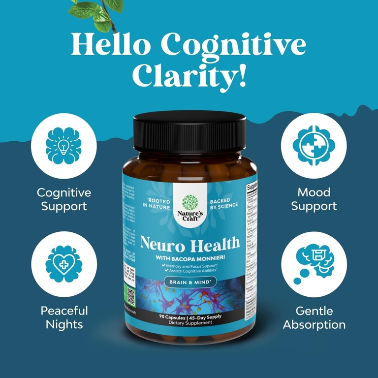Nature's Craft, Neuro Health, 90 капсул