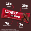 Quest Nutrition, Протеиновый батончик, шоколадный брауни, 4 батончика, 60 г (2,12 унции)
