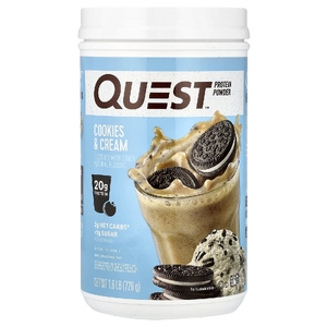 Quest Nutrition, Протеиновый порошок, печенье и сливки, 726 г (1,6 фунта)