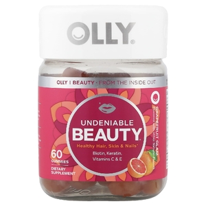 OLLY, Undeniable Beauty, грейпфрутовый гламур, 60 жевательных таблеток