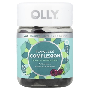 OLLY, Flawless Complexion, жевательные таблетки, со вкусом ягод, 50 жевательных таблеток