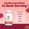 MaryRuth's, Organic, для детей, мультивитамины и жевательные таблетки от постбиотиков, смесь ягод и вишни, 60 жевательных таблеток