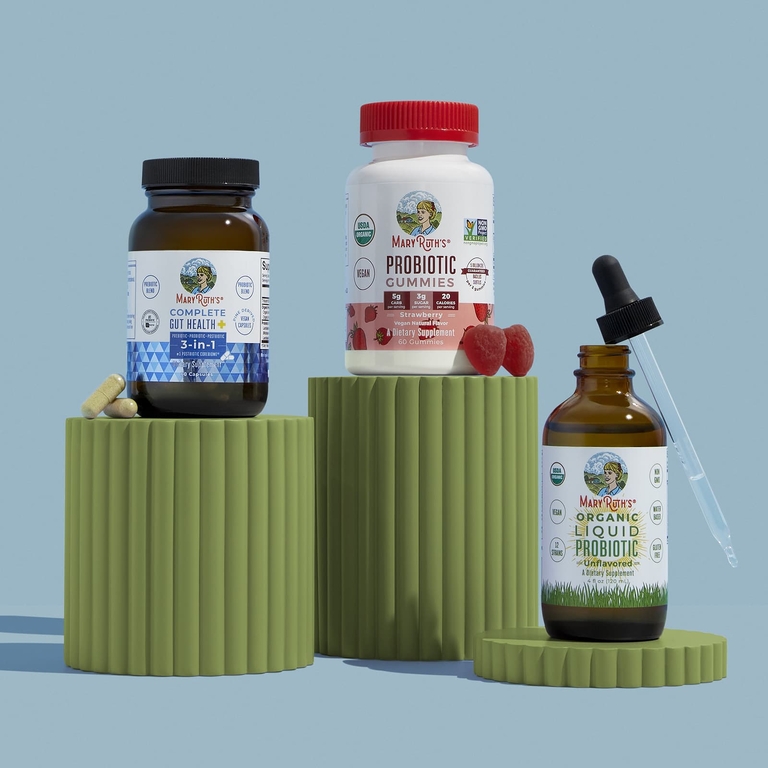 MaryRuth's, Complete Gut Health, 3-в-1, 60 капсул