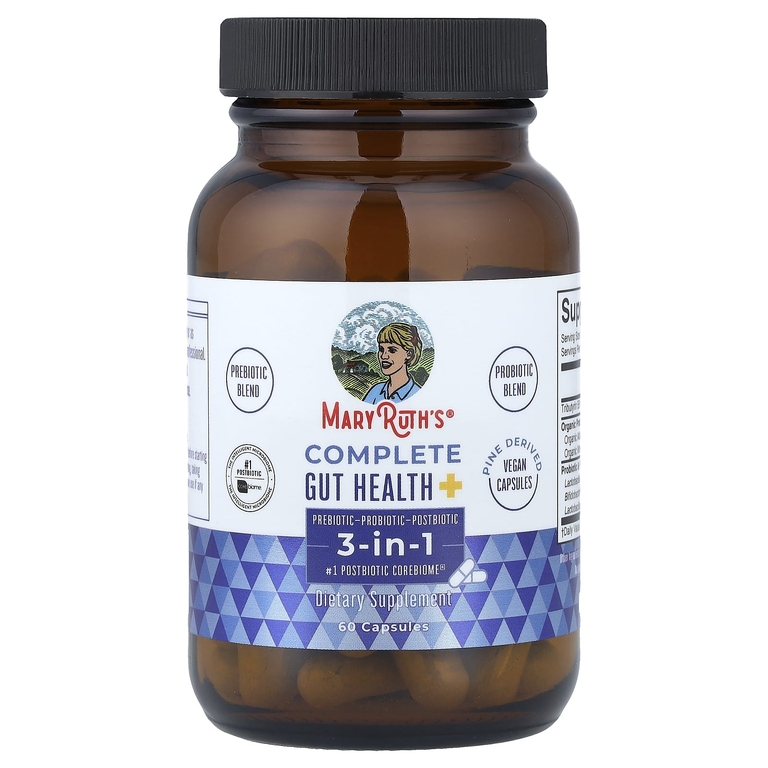 MaryRuth's, Complete Gut Health, 3-в-1, 60 капсул