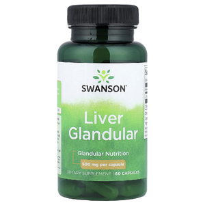 Swanson Vitamins, Печени, железистая, 500 мг, 60 капсул