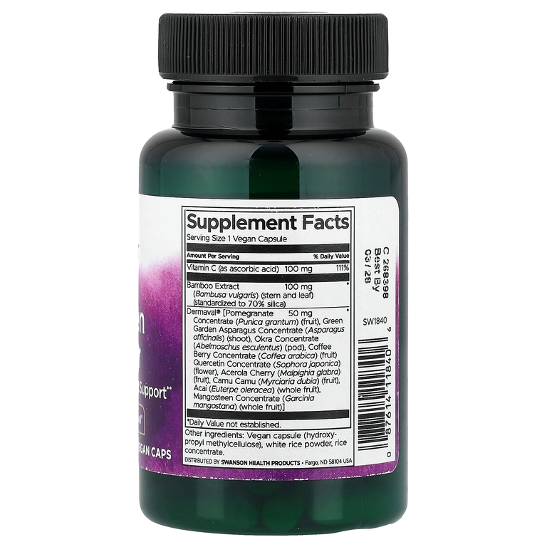 Swanson Vitamins, Vegan Collagen Builder, 60 веганских капсул