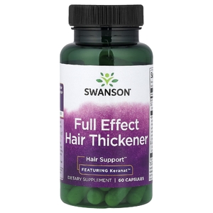 Swanson Vitamins, Утолщение для волос с полным эффектом, 60 капсул