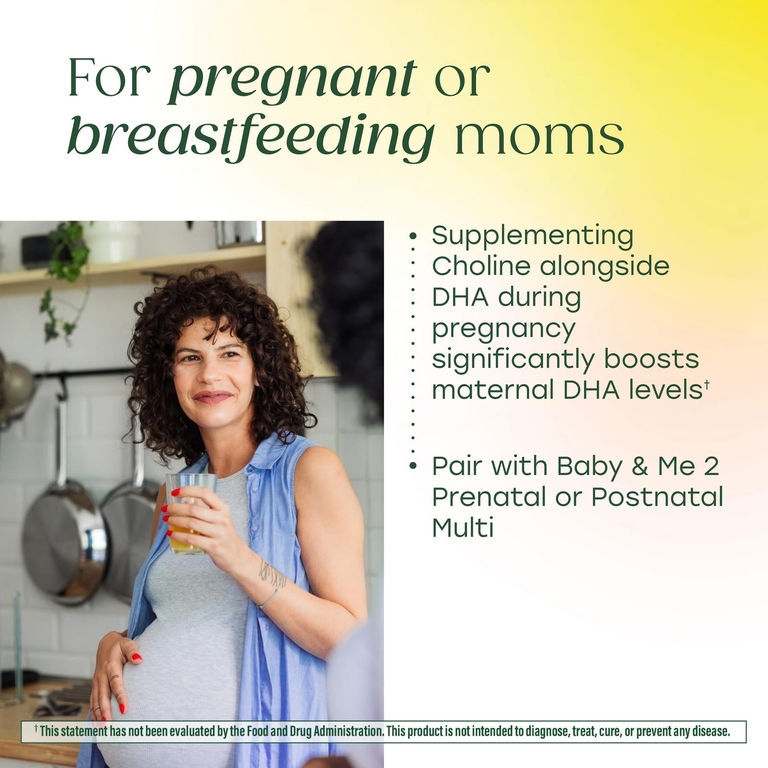 MegaFood, Baby & Me 2™, ДГК и холин, 60 капсул с жидкостью