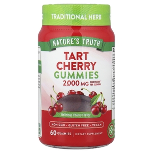 Nature's Truth, жевательные таблетки с вишней, со вкусом вишни, 60 жевательных таблеток (1000 мг в 1 жевательной таблетке)