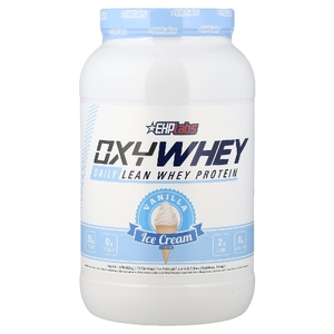EHPlabs, OxyWhey, сывороточный протеин для ежедневного использования, со вкусом ванильного мороженого, 825 г (1,82 фунта)