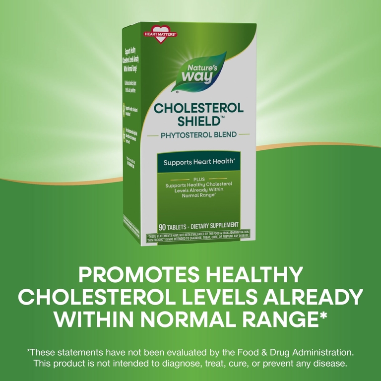 Nature's Way, Cholesterol Shield™, смесь фитостеролов, 90 таблеток